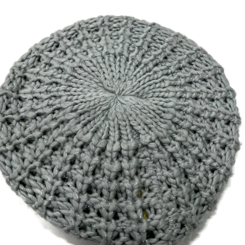 Catherine Malandrino Knit Beret Gray Hat